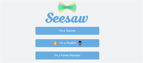 SeeSaw Login Page